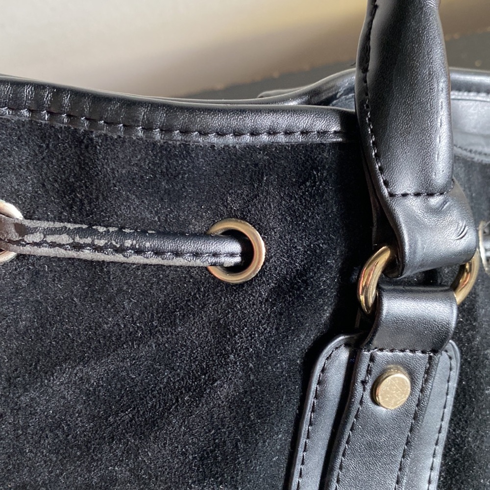 Suede Drawstring Bag - Picture 7 of 13